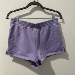 ARITZIA VIOLET Cozy Fleece Perfect Micro Sweatshort
